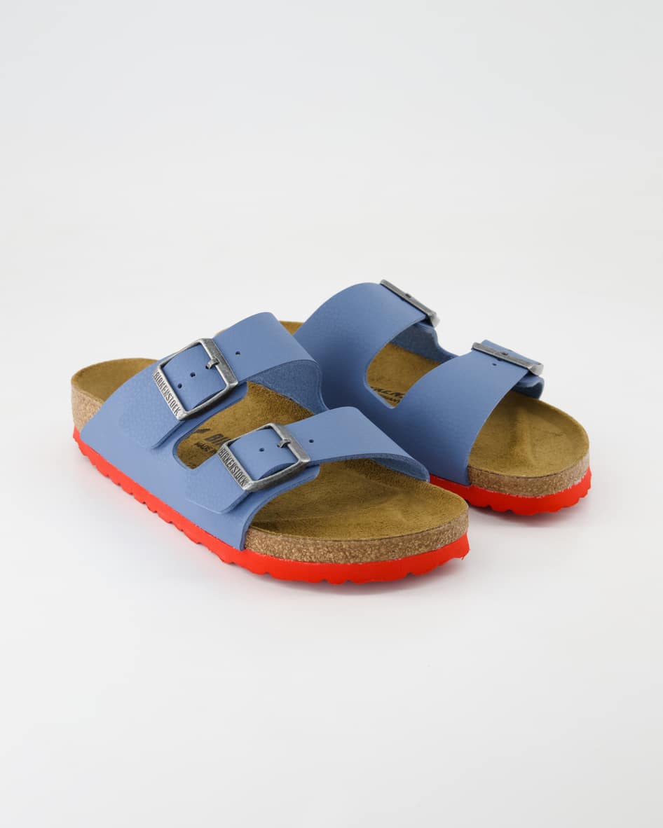 Birkenstock Arizona Kids BS Pantoletten in Blau