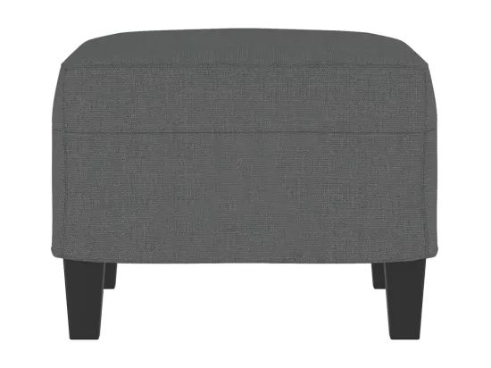 Repose-pied Gris foncé 60x50x41 cm Tissu