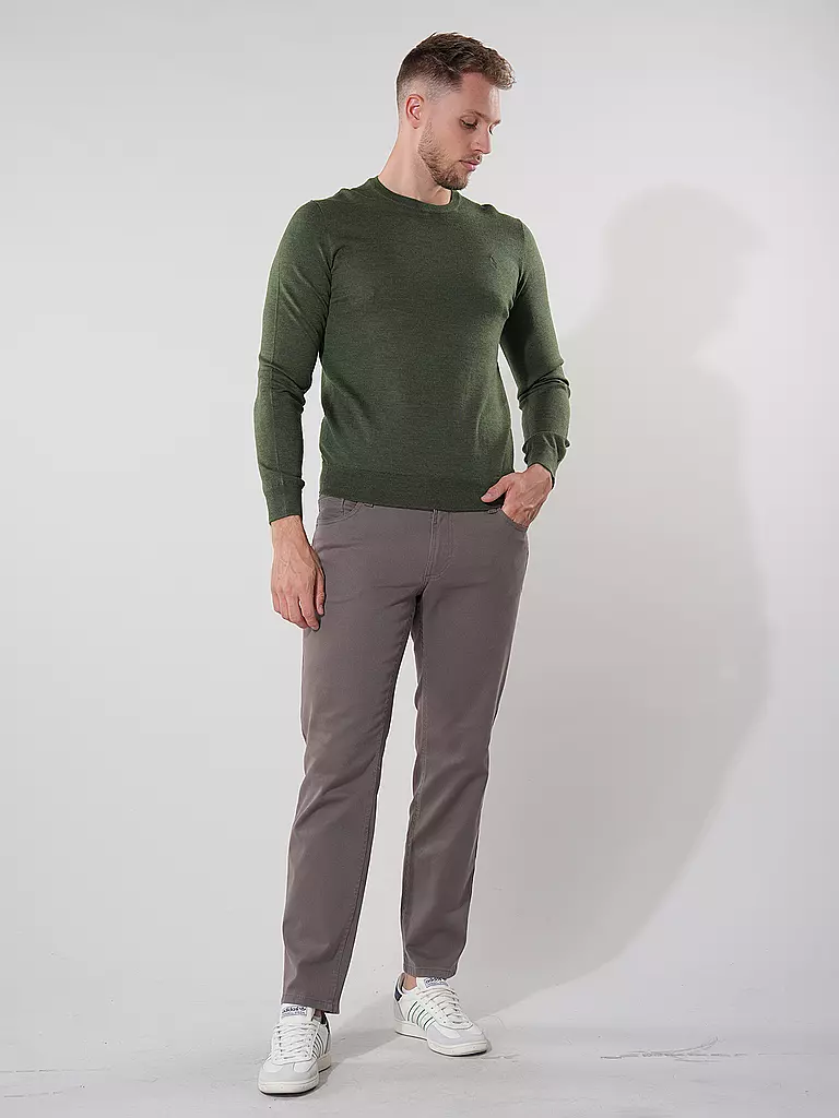 POLO RALPH LAUREN Pullover Slim Fit olive