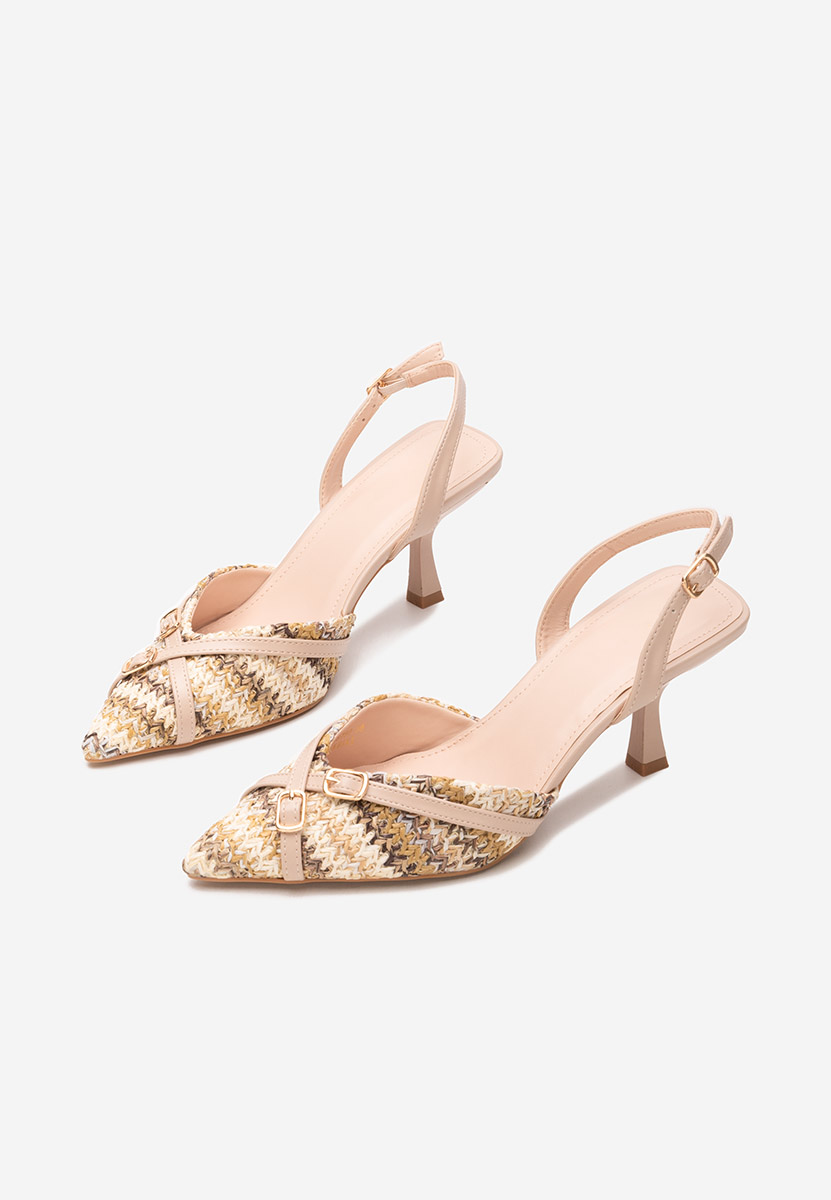 Chaussures à talon fin kaki Jolene