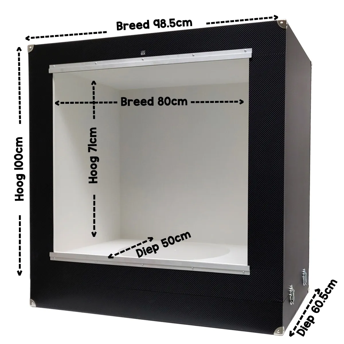 MagicBOX Large Horizontal 360° - Foto lyskasse - mini fotostudio til professionelle fotografering