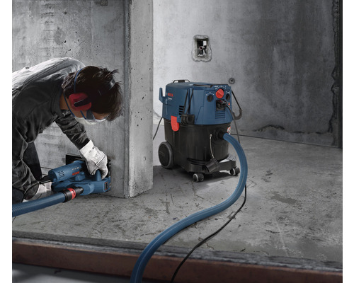 Bosch Professional GAS 35 H AFC nat-/droogzuiger, inclusief kierenzuigmond, vloerzuigmondset en 5 m slang, Ø 35 mm, antistatische H-klasse stofzuiger