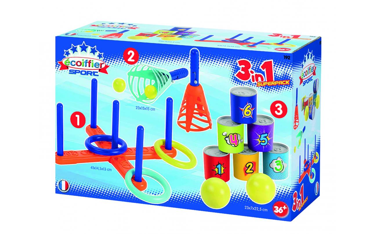 Ecoiffier Sport 3-in-1 Superpack