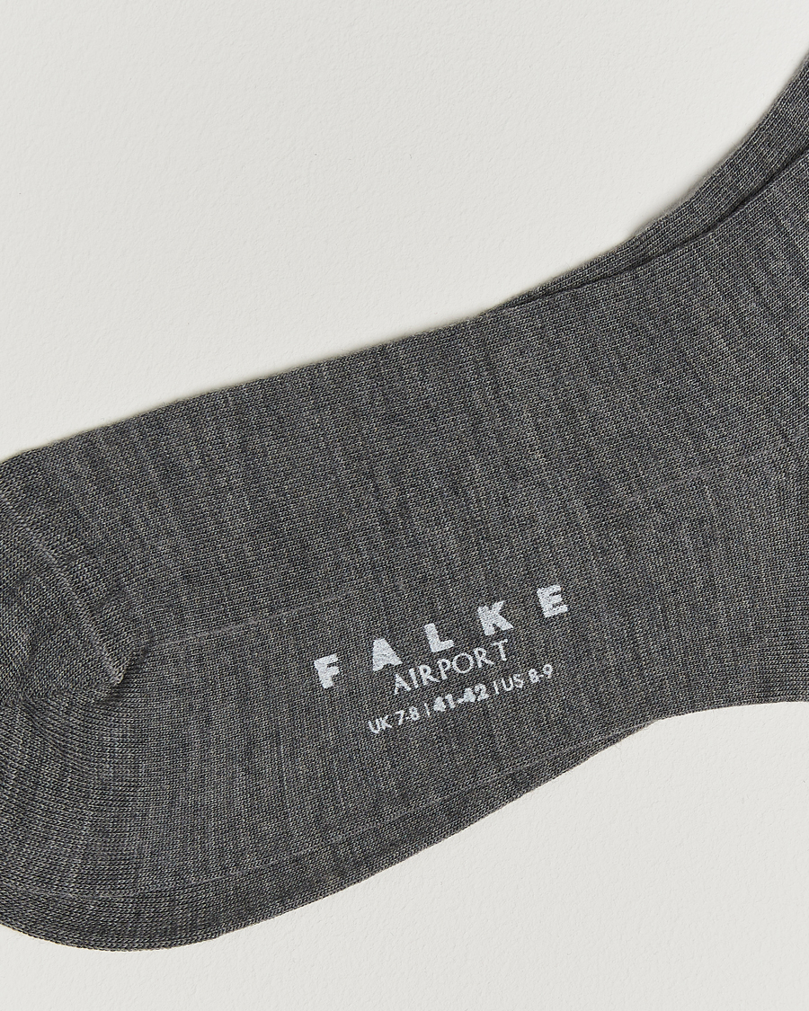 Falke Airport Knee Sock Dark Grey