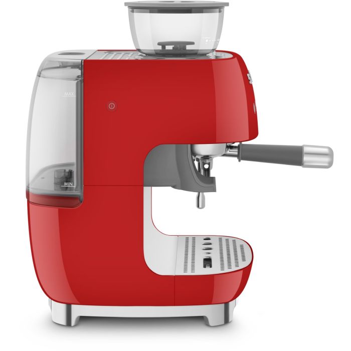 SMEG Espressomaschine mit Mahlwerk 50's Style EGF03RDEU Rot