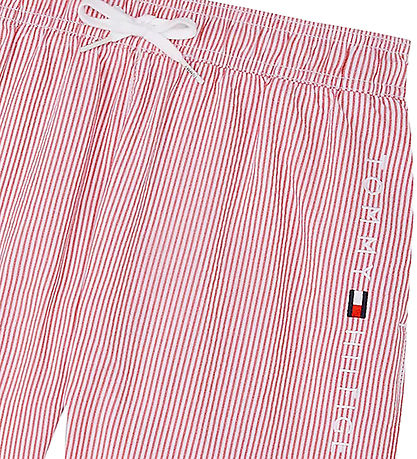 Tommy Hilfiger Badeshorts - Ithaka White/Medium+ Rot