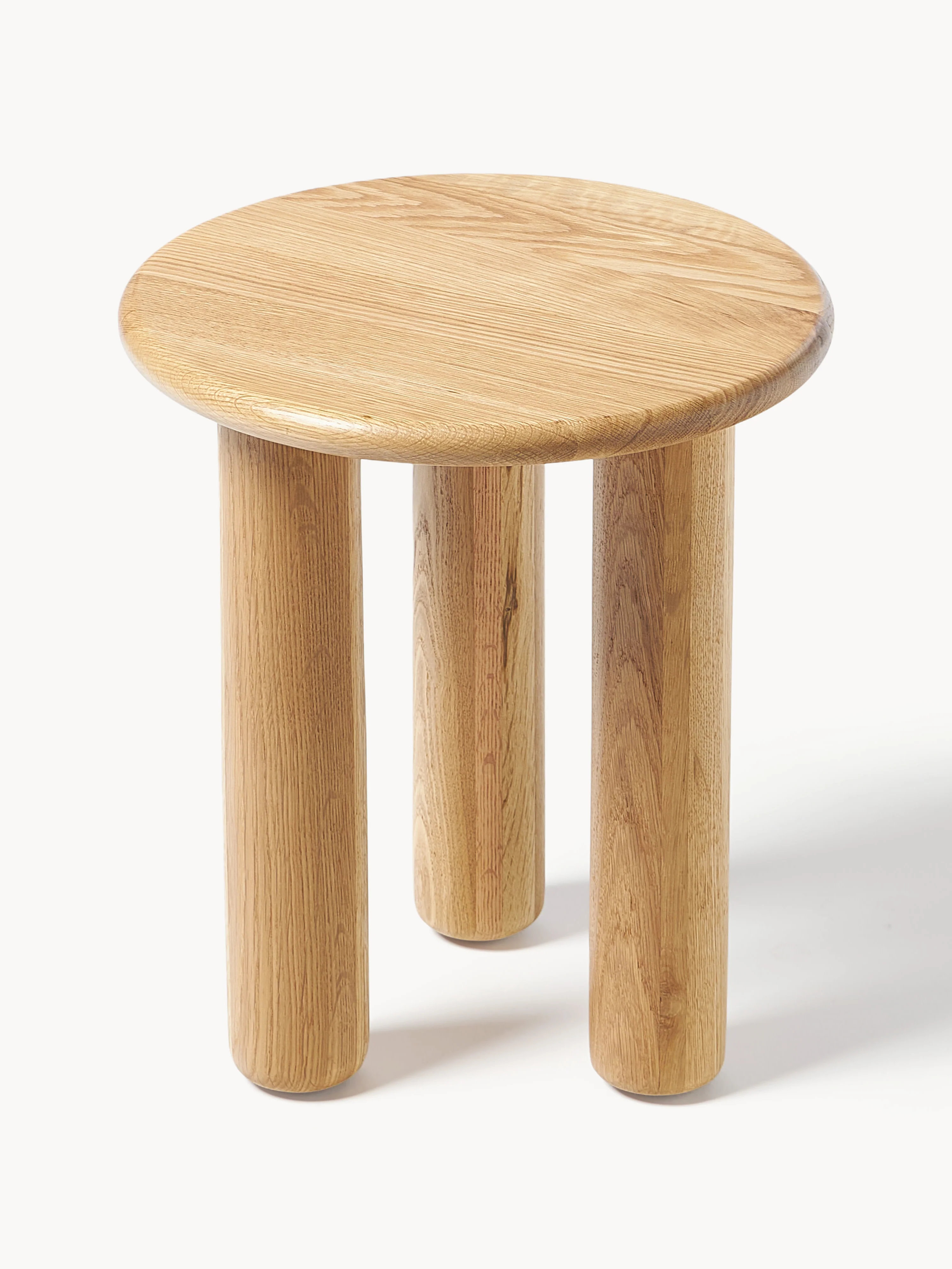 Ronde bijzettafel Didi van eikenhout