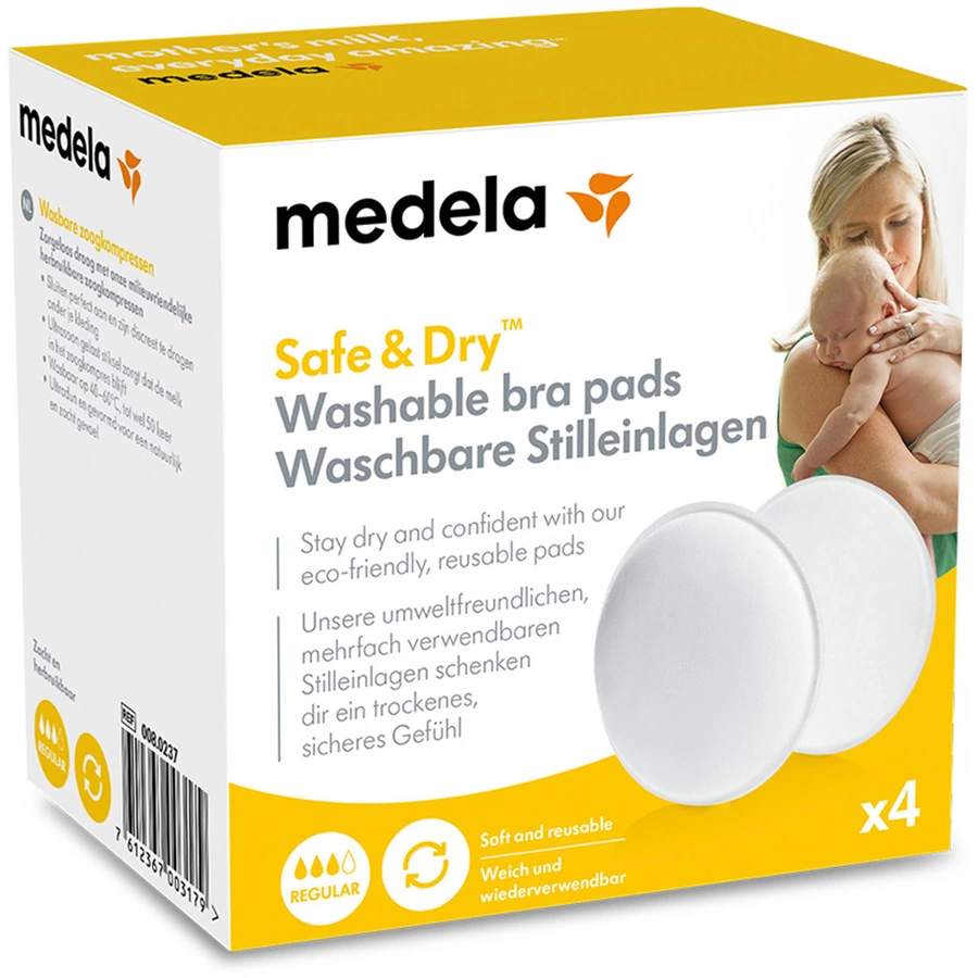 Medela Stilleinlagen Waschbar 4 Stück
