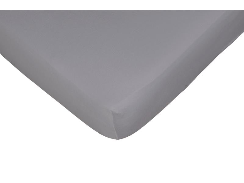 Night Fashion Fixleintuch Jerry 180-200 x 200 cm, Grau Bettbezug aus 100% Baumwolle