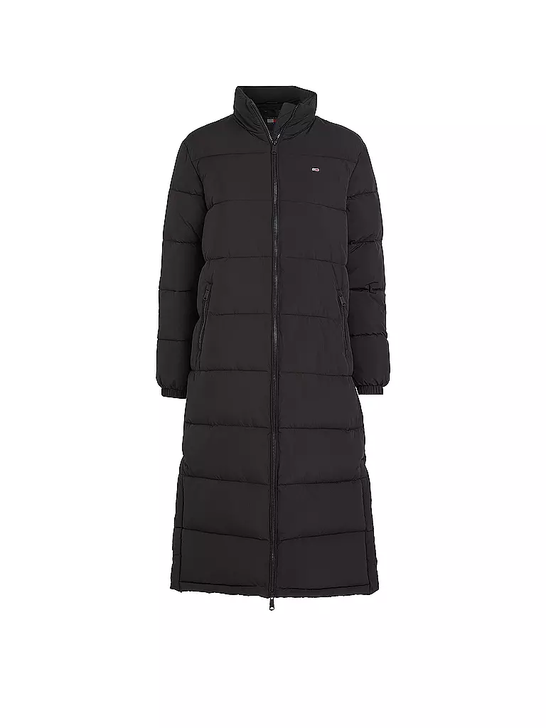 TOMMY JEANS Steppmantel  schwarz