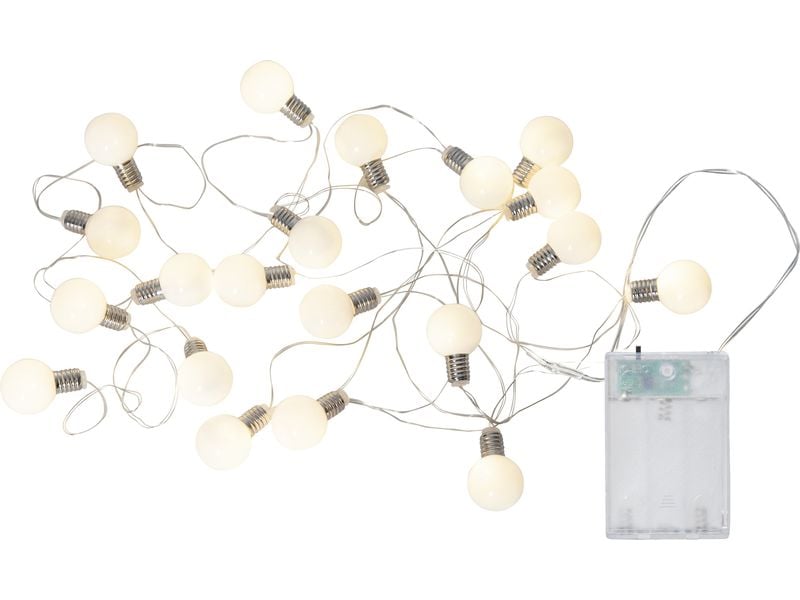Star Trading Lichterkette Mini Glow Warmweiss, 20 LEDs, 300 Lichtgirlande