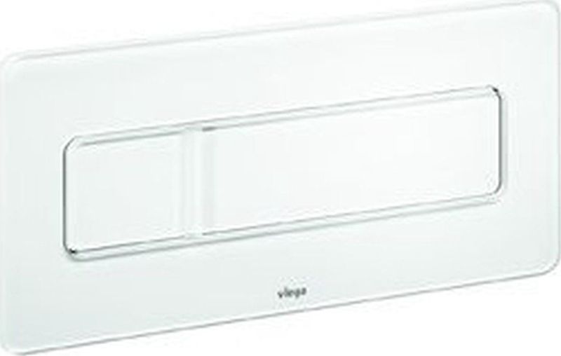 Viega - Visign For More 105 - Drukplaat - Glas - Wit