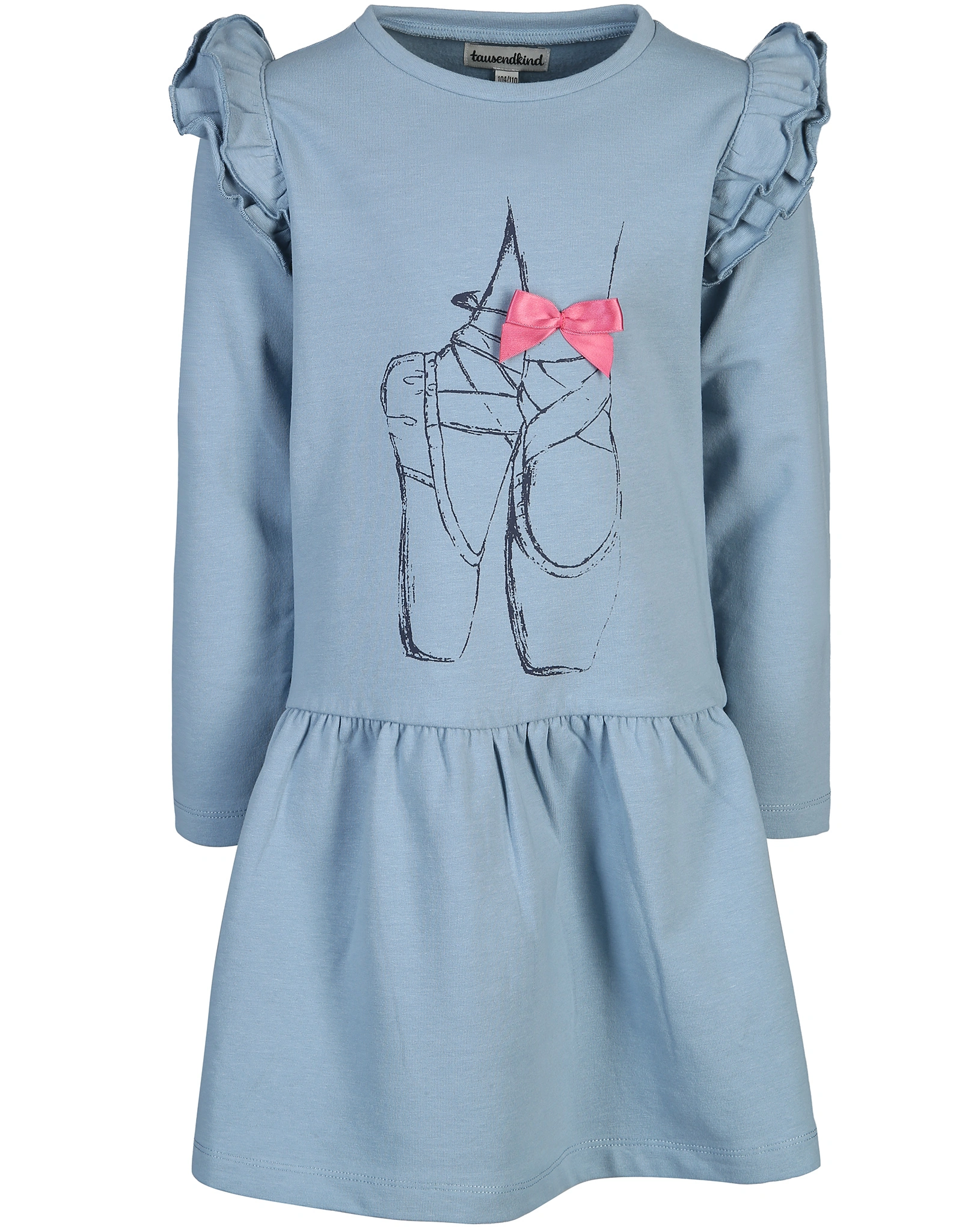 Sweatkleid BALLERINA in mittelblau