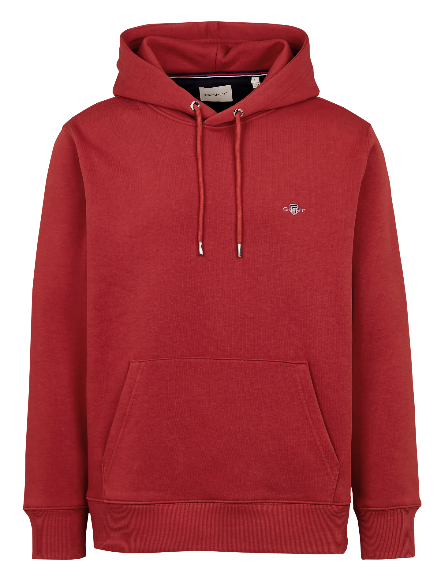 Sweat à capuche regular-fit en coton mélangé | Rouge