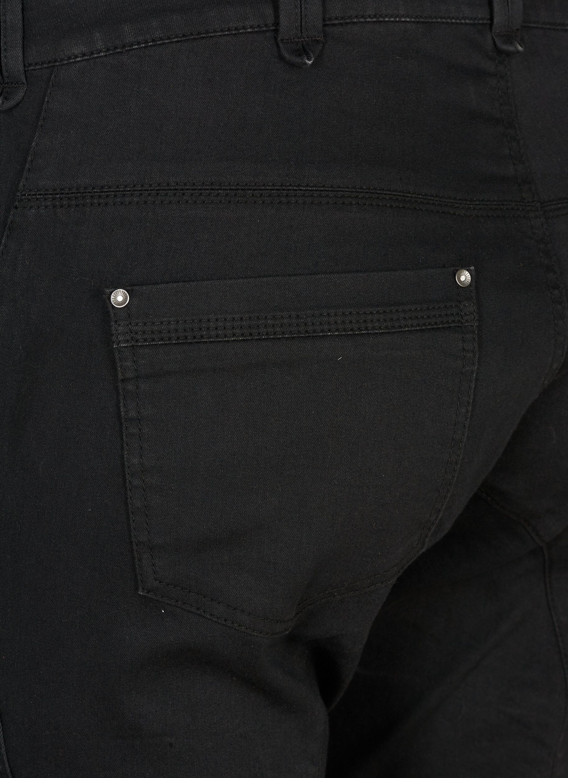 Slim fit capri jeans med lommer
