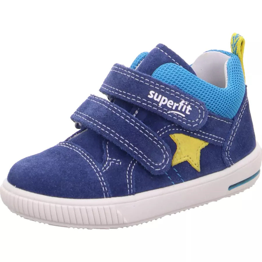superfit Boys Halbschuhe Moppy blaugelb (mittel)