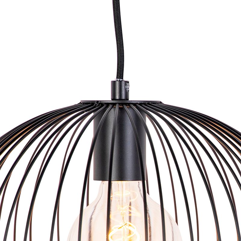 Design hanglamp zwart draad - Wire Dough
