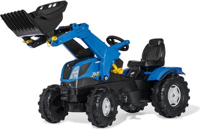 Rolly Toys Farmtrac New Holland Pedaltraktor, Blå