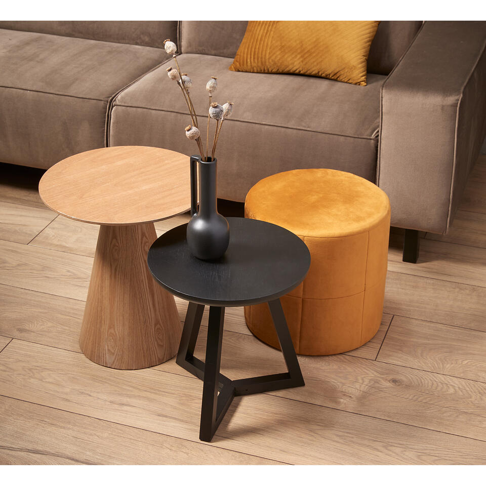 Bijzettafel Cone Naturel 45cm