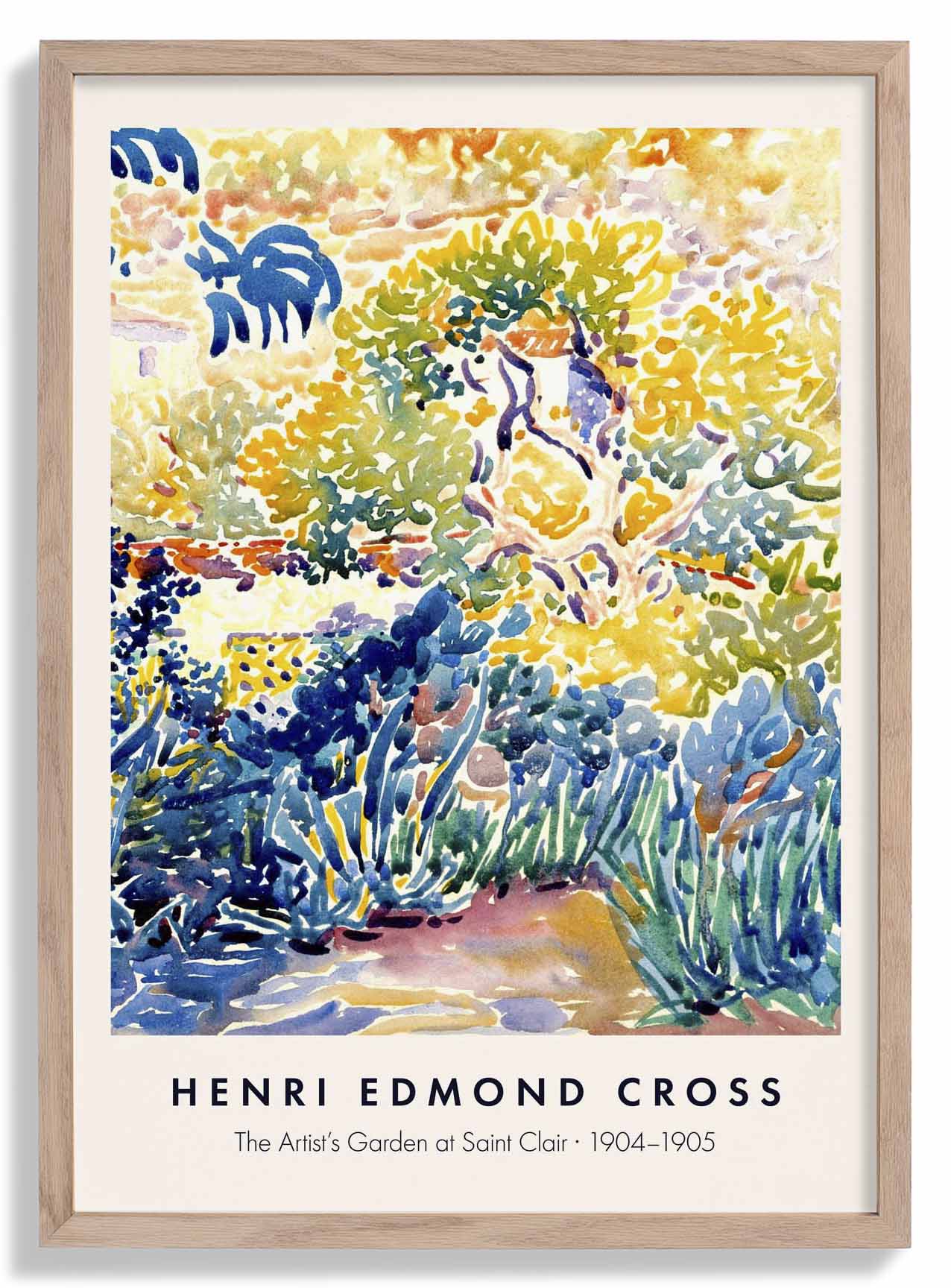 Der Künstlergarten in Saint Clair von Henri Edmond Cross