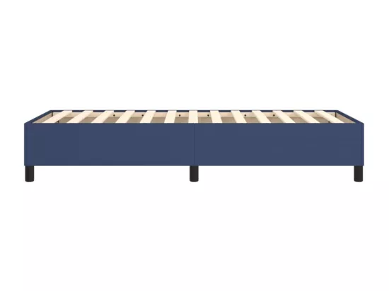 Sommier à lattes de lit Bleu 100x200 cm Tissu