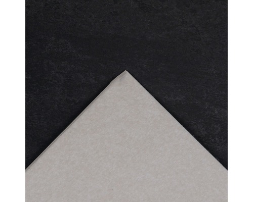 Narvi PVC vloer, tegellook, zwart, 300 cm breed (per meter verkocht)