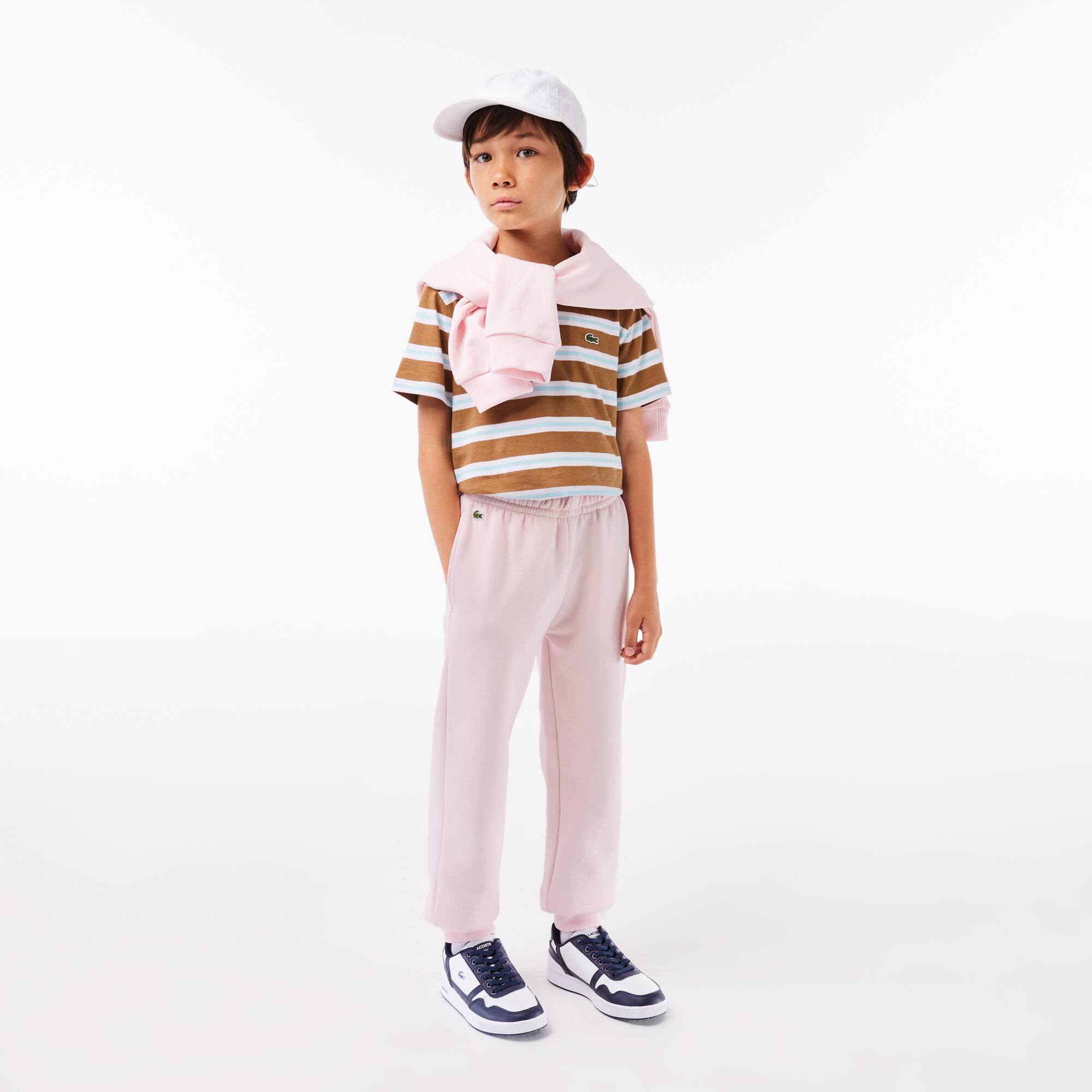 Kinder LACOSTE Trainingshose mit Colourblock Hosen - Rosa - Lacoste - Kinder