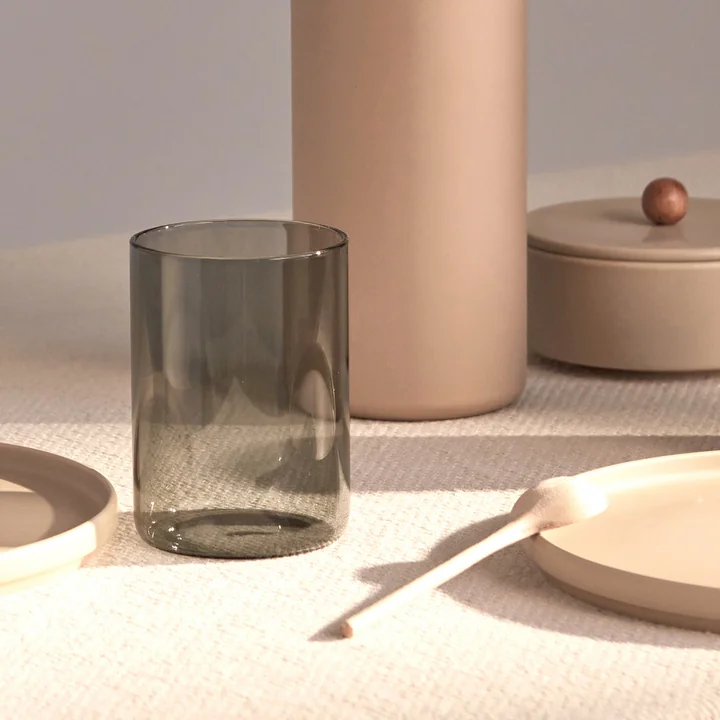 Design Letters - The Mute Favourite Trinkglas, smoke (2er-Set)