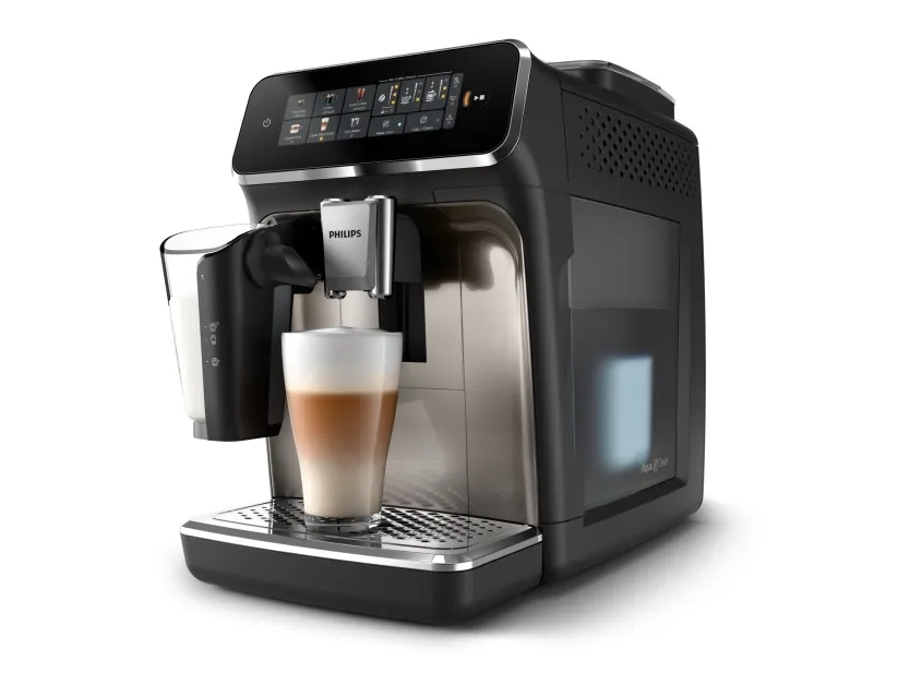 Philips 3300 series EP3347 - Automatisk kaffemaskine med capuccinatore - 15 bar - sort/krom