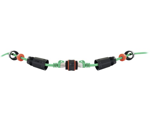 CAT 6A netwerkconnector buiten 2x RJ45-aansluiting Schwaiger NWDK16 533