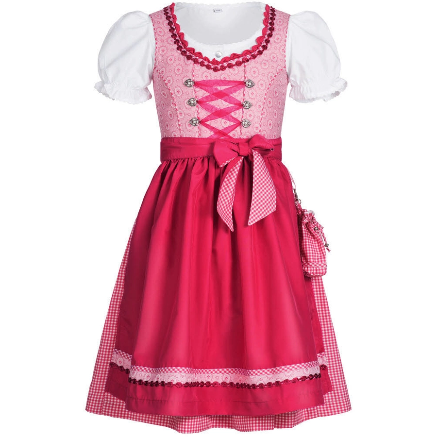 Nübler Kinderdirndl 3-teilig Nuria Rosa