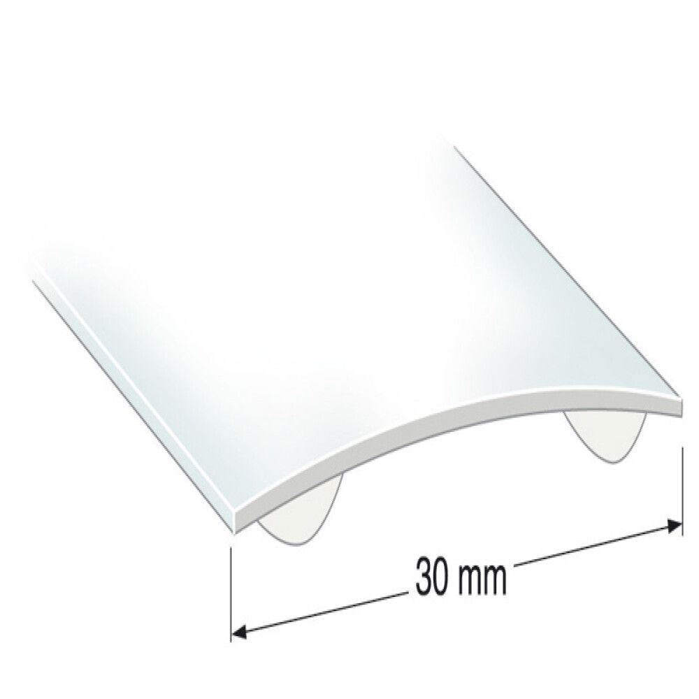 SKJØTELIST LUNDBERGS FIX HVIT 5X30X2000MM