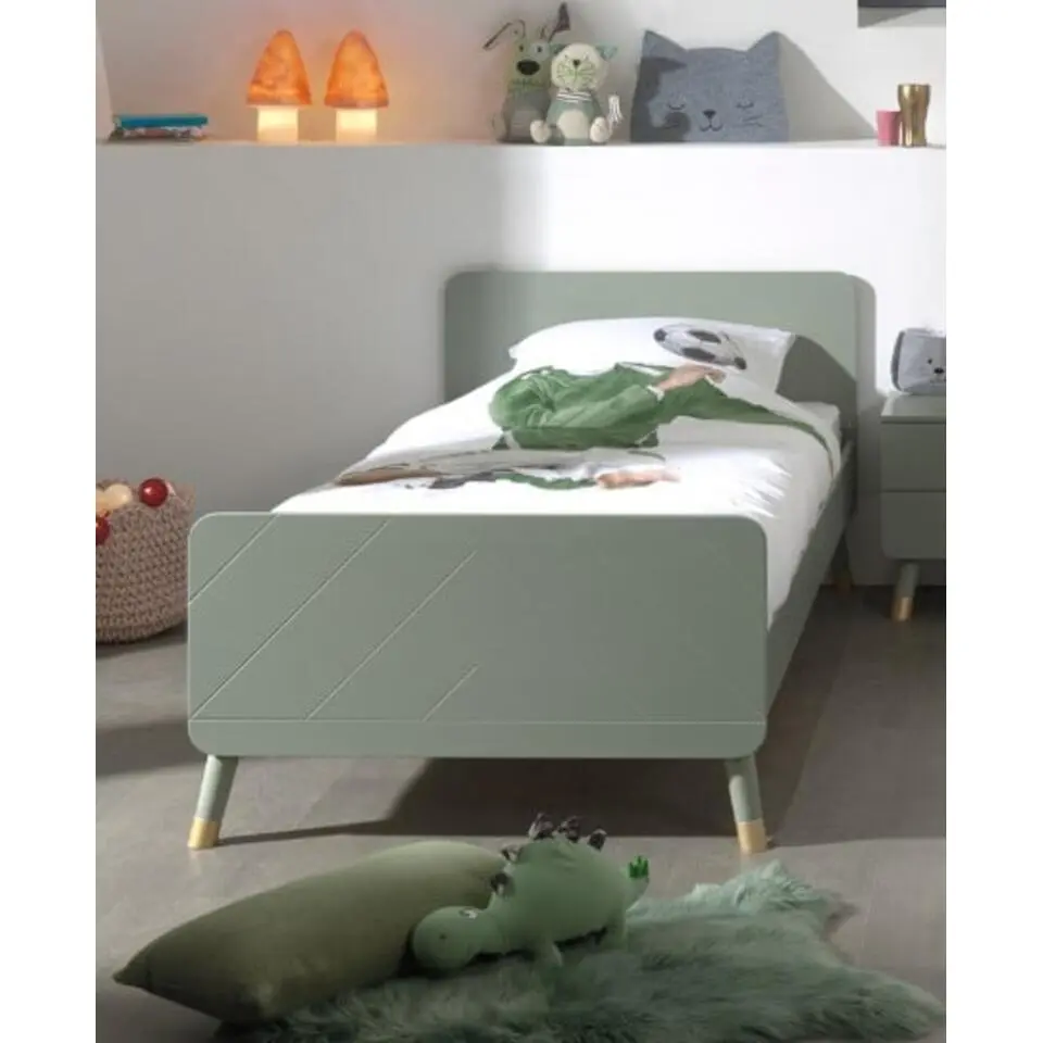 Bed Billy 90x200 - olijfgroen