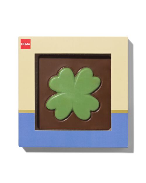tablette de chocolat trèfle