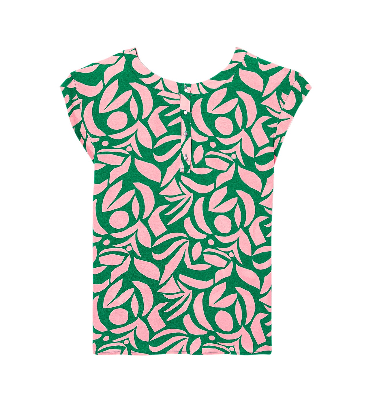 Blouse imprimée Femme - Imprimé vert