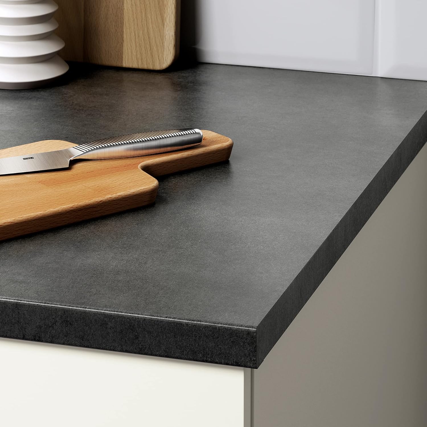 IKEA KNOXHULT Unterschrank mit Türen und Schublade, 180 cm, Weiß Hochglanz