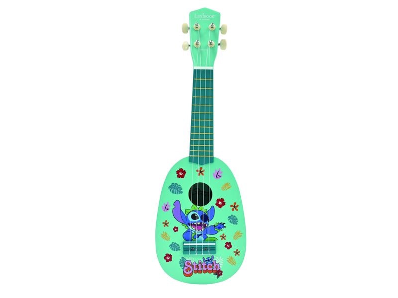 Lexibook Ukulele Stitch aus Holz mit Nylonsaiten 53 cm Ukulele für Kinder