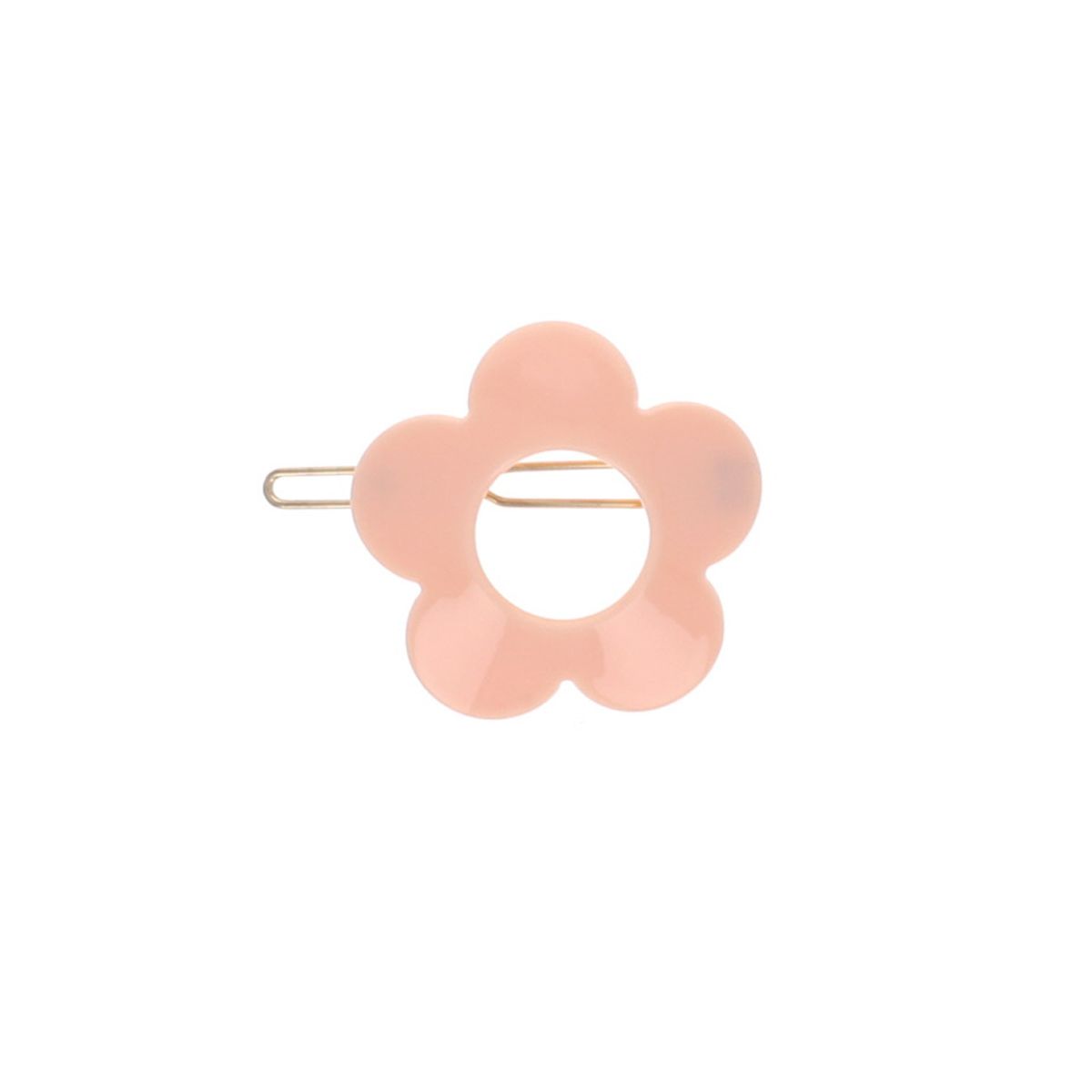 Barrette fleur rose Roodoudou