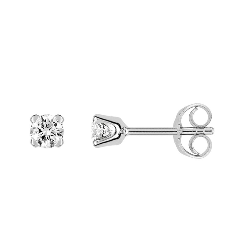 Boucles d'oreilles femme - Diamant - Or 18 Carats
