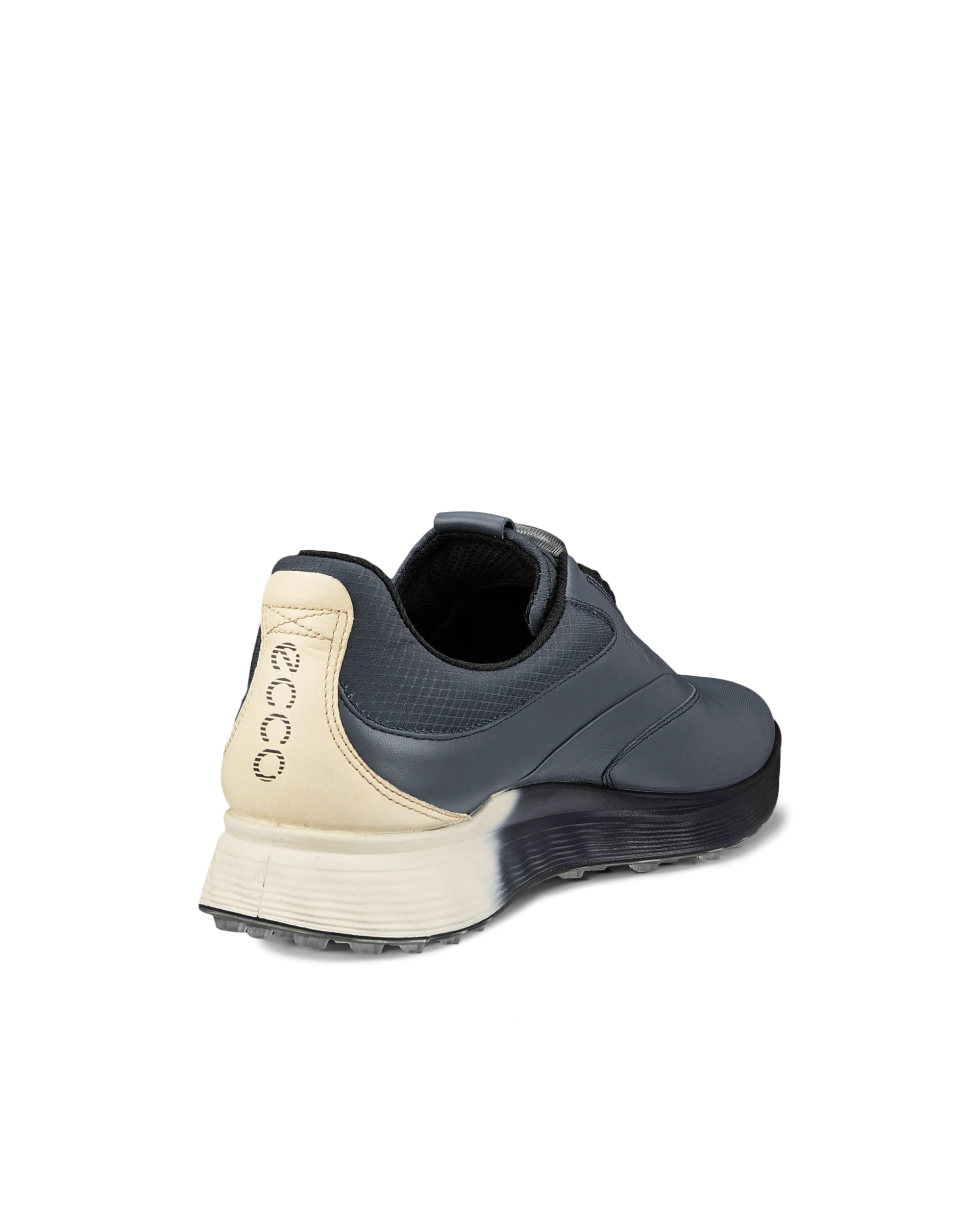 ECCO M Golf S-Three Herren Golfschuh aus Leder mit Gore-Tex Marineblau