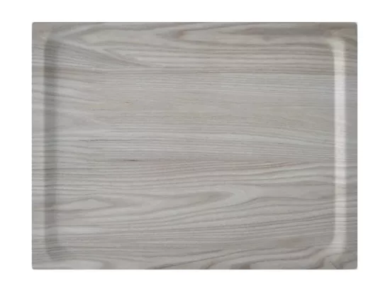 Table roulante pliante BAUHAUS, 2plateaux, châssis chromé