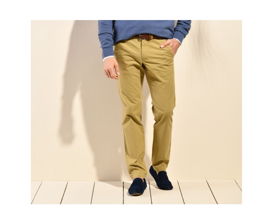 Pantalon chino homme Kaki Clair II - KYRK