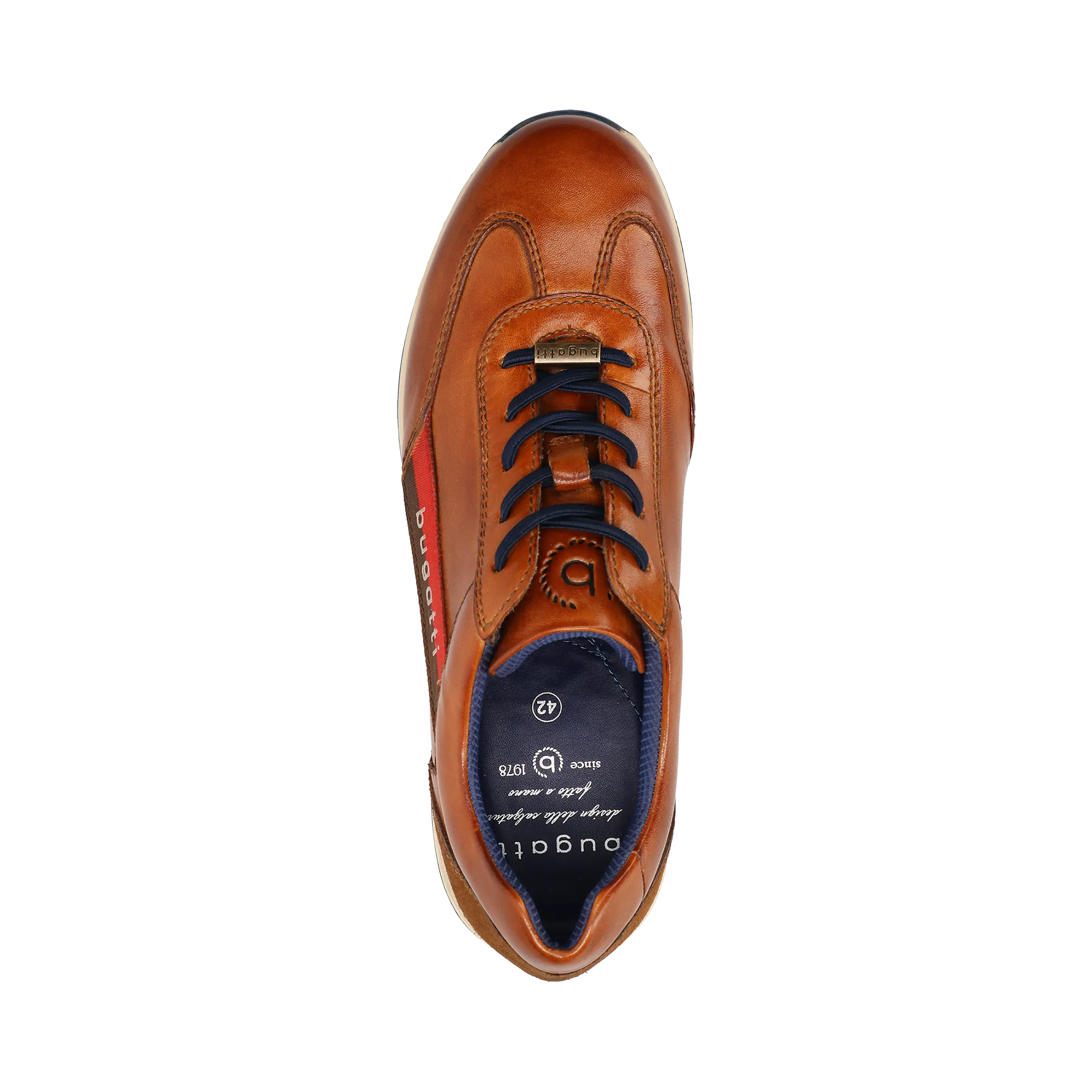 Sneaker cognac