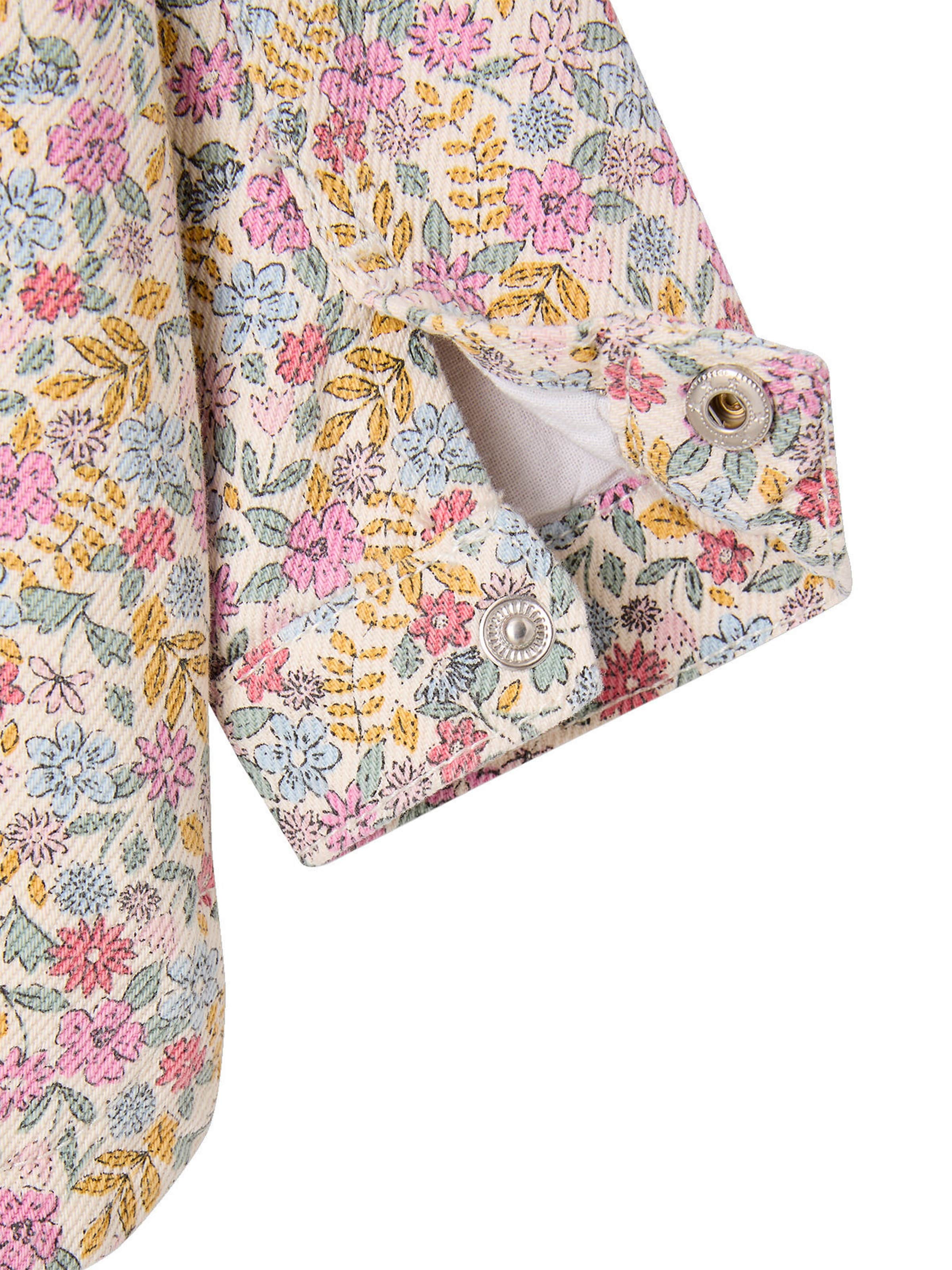 Vertbaudet Mädchen Baby Jacke aus leichtem Webstoff mehrfarbig