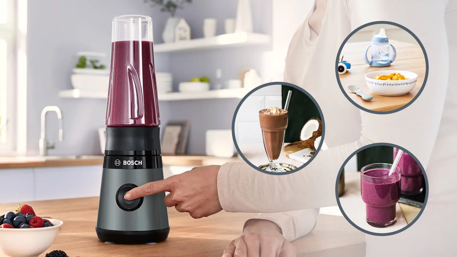 Serie 2 Blender VitaPower 450 W Zilver