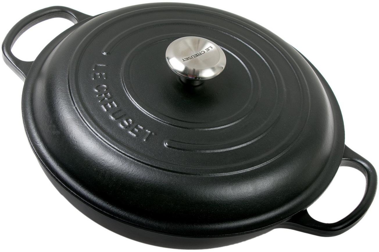 Le Creuset Campagnards braadpan 30 cm, 3,5L zwart