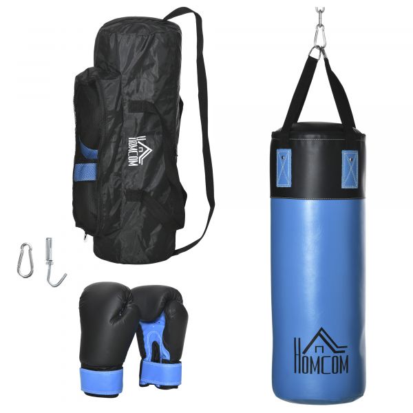 HomCom Saco de Boxe Profissional Ø25x102 cm - A91-196