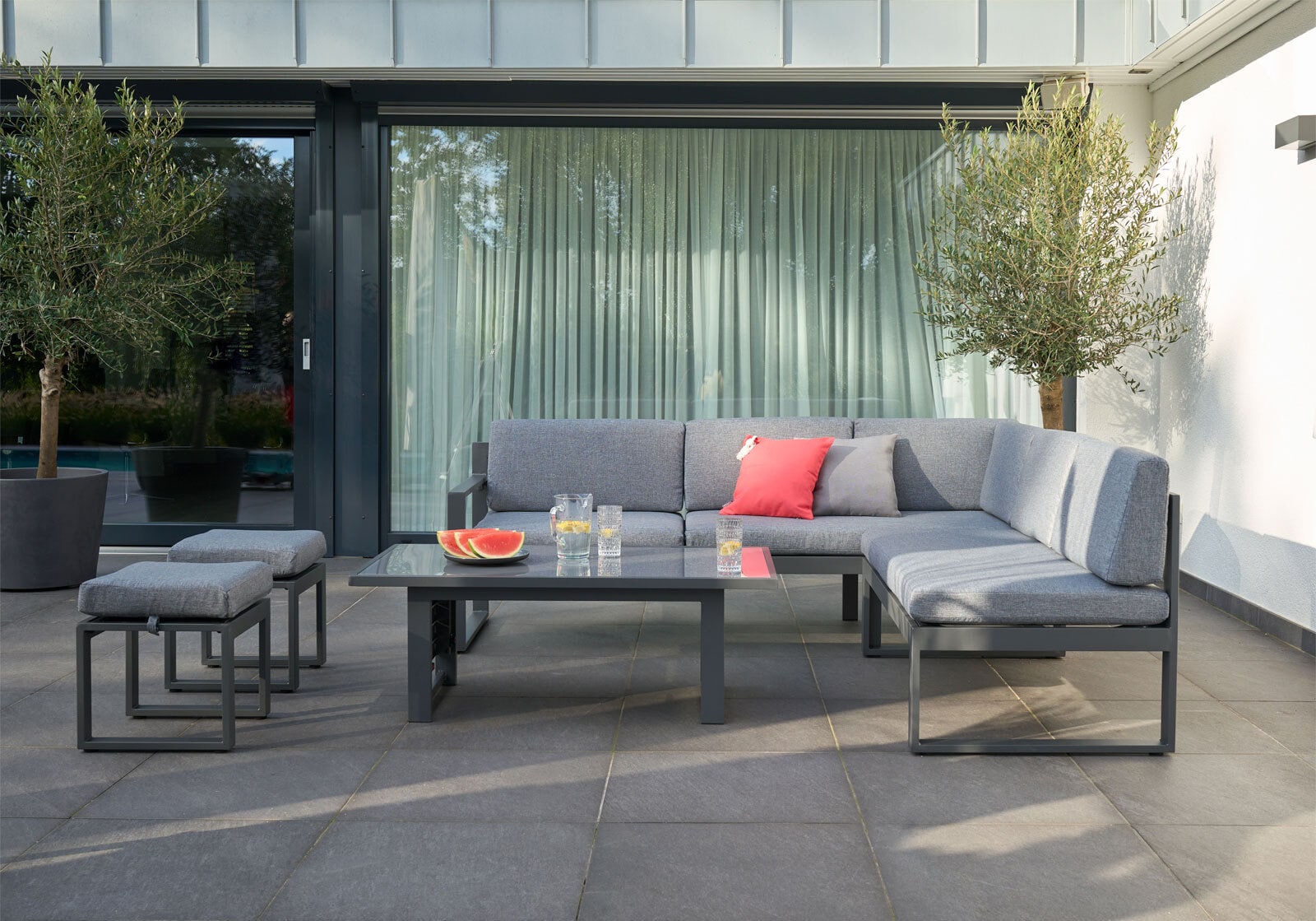 Garden FLAIR Dining Gartenlounge LANGEOOG 5-teilig