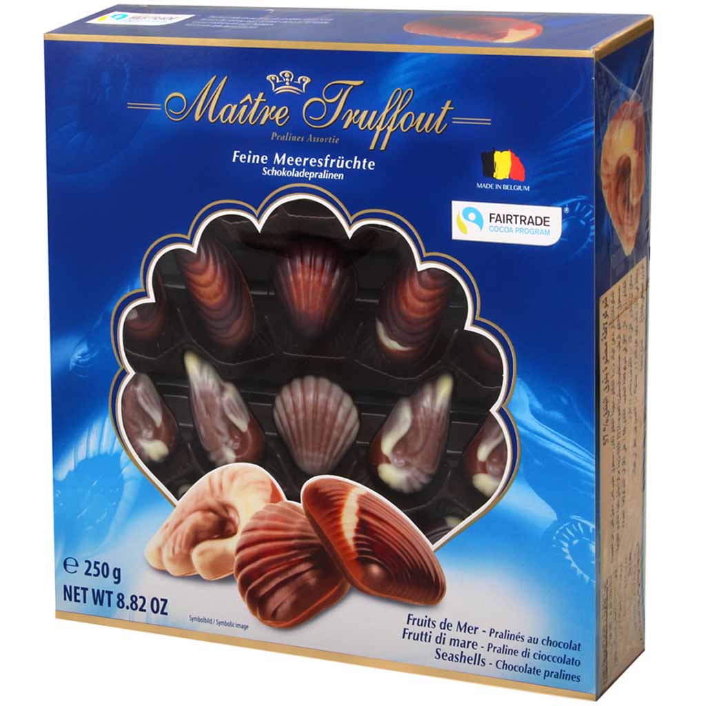 Maitre Truffout Pralinen Meeresfrüchte blau 250g MHD:15.2.26
