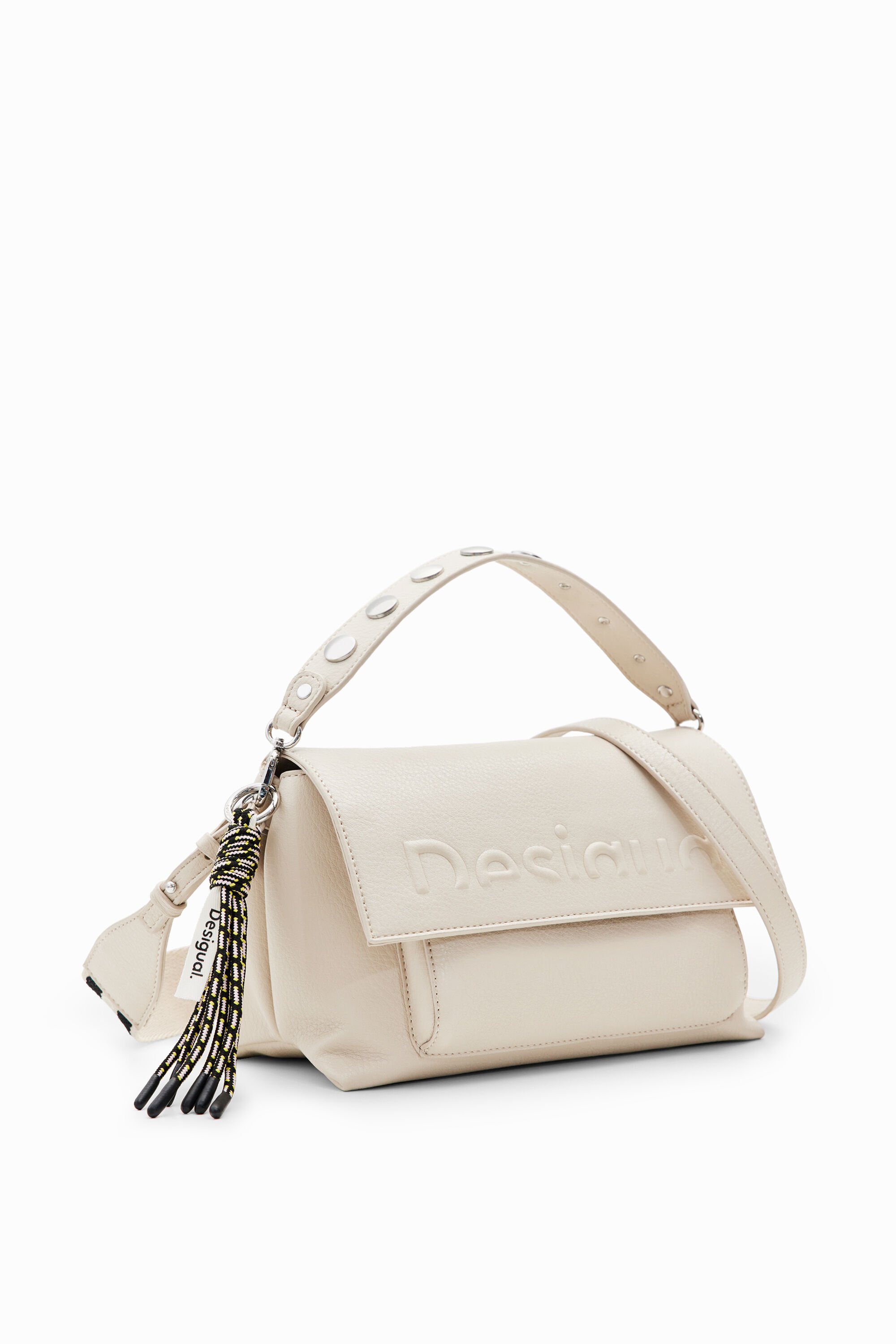 Sac à bandoulière moyen demi-logo